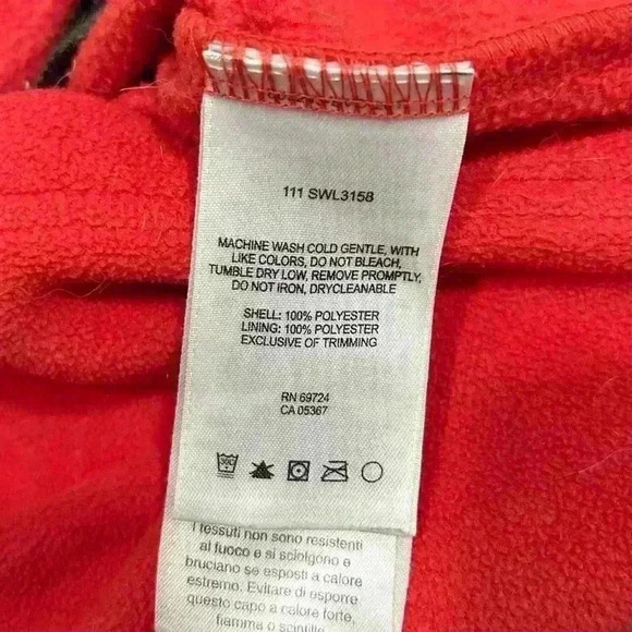 Columbia Sportswear Full Zip Up Pockets Fleece Jacket Coral Long Sleeve Size L - Picture 5 of 7